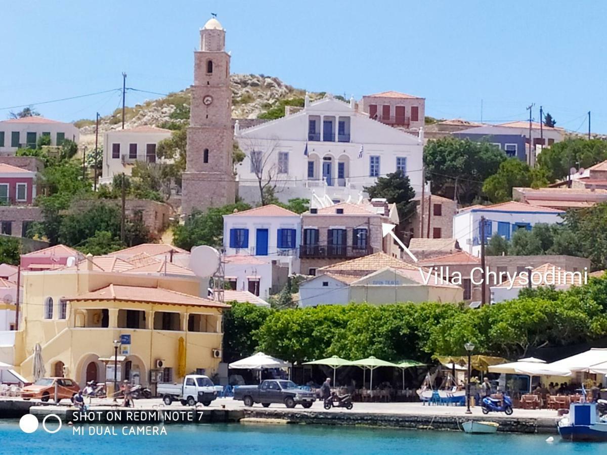 Villa Chrysodimi Chalki Town Bagian luar foto